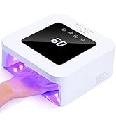 Makartt UV Nail Lamp: 30W Gel LED Light with 4 Timers, LCD Display, Auto Sensor, and Fast Curing ...