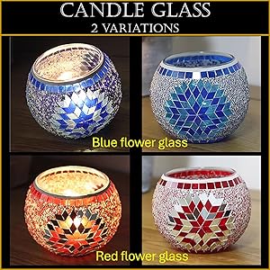 Amazon.co.jp: NOELAMOUR キャンドルホルダー キャンドルグラス
