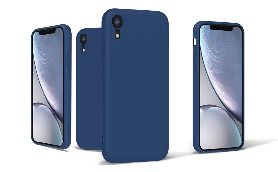 Apple iPhone XR Silicone Phone Case Dark Blue