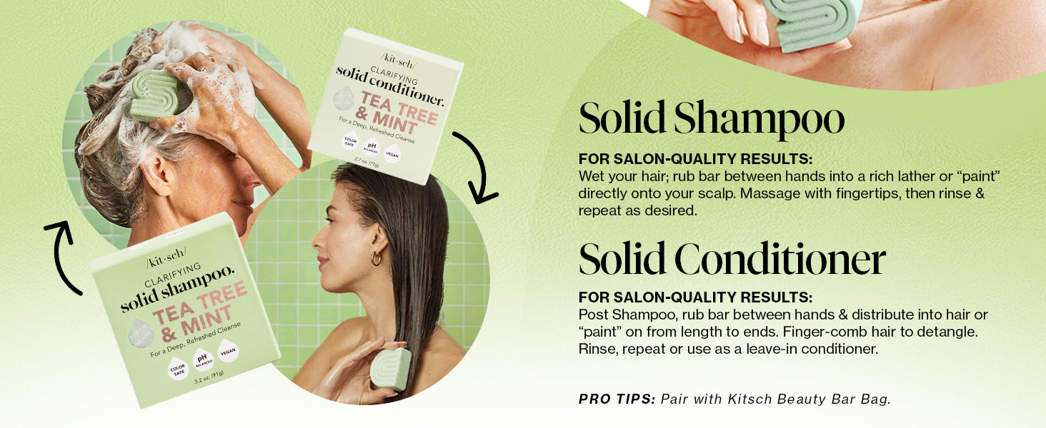 itchy scalp shampoo kitsch body wash bar hair soap for dandruff bag natural viori tea tree bars