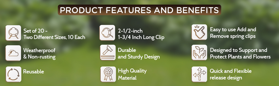 weatherproof & non-rusting durable and sturdy design