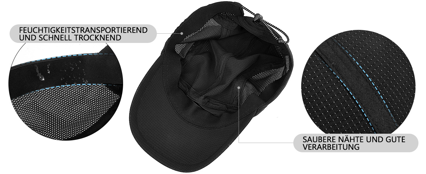 MOISTURE WICKING AND QUICK DRYING NEAT STITCHING AND GOOD WORKMANSHIP