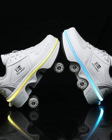 roller shoes with light