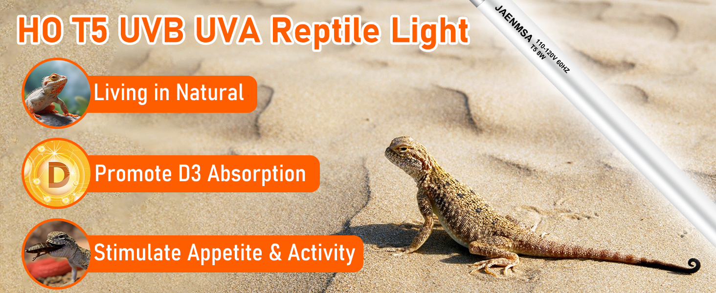 UVA UVB Light Bulbs for Reptiles,Bearded Dragon, Leopard Gecko, Tortoise