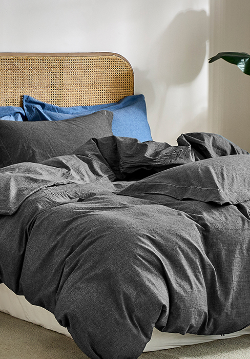 cotton black duvet cover queen size 100% cotton duvet cover linen duvet cover