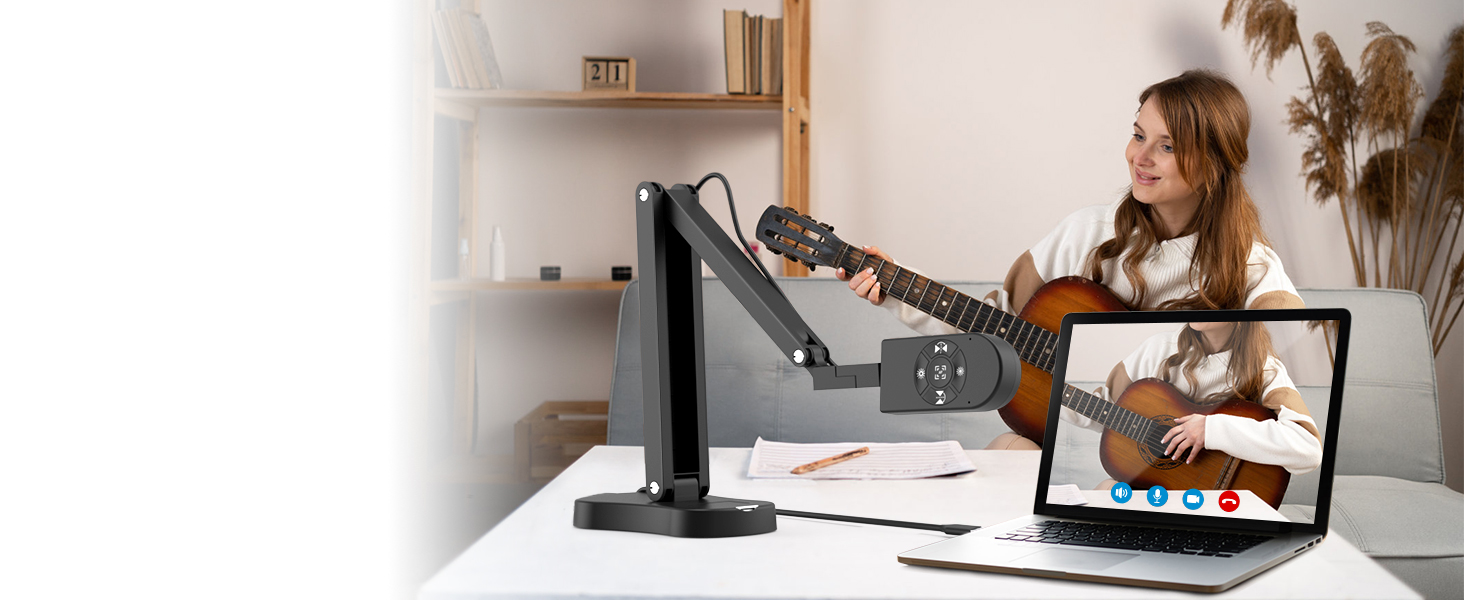 PAKOTOO 8MP USB Document Camera for Teachers and Classroom