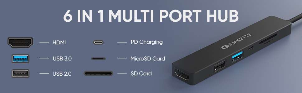 Multi port hub