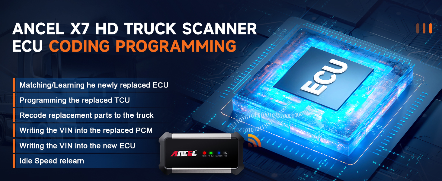 ANCEL X7HD HEAVY DUTY TRUCK SCANNER