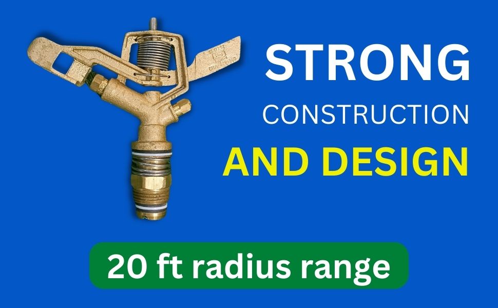 YUVCON Brass Sprinkler, Water Sprinkler for Gardening, Agriculture