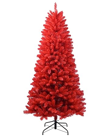 red chrsitmas tree