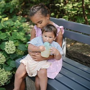 mushie silicone puree pouch baby bottle teething feeding soft food toddler