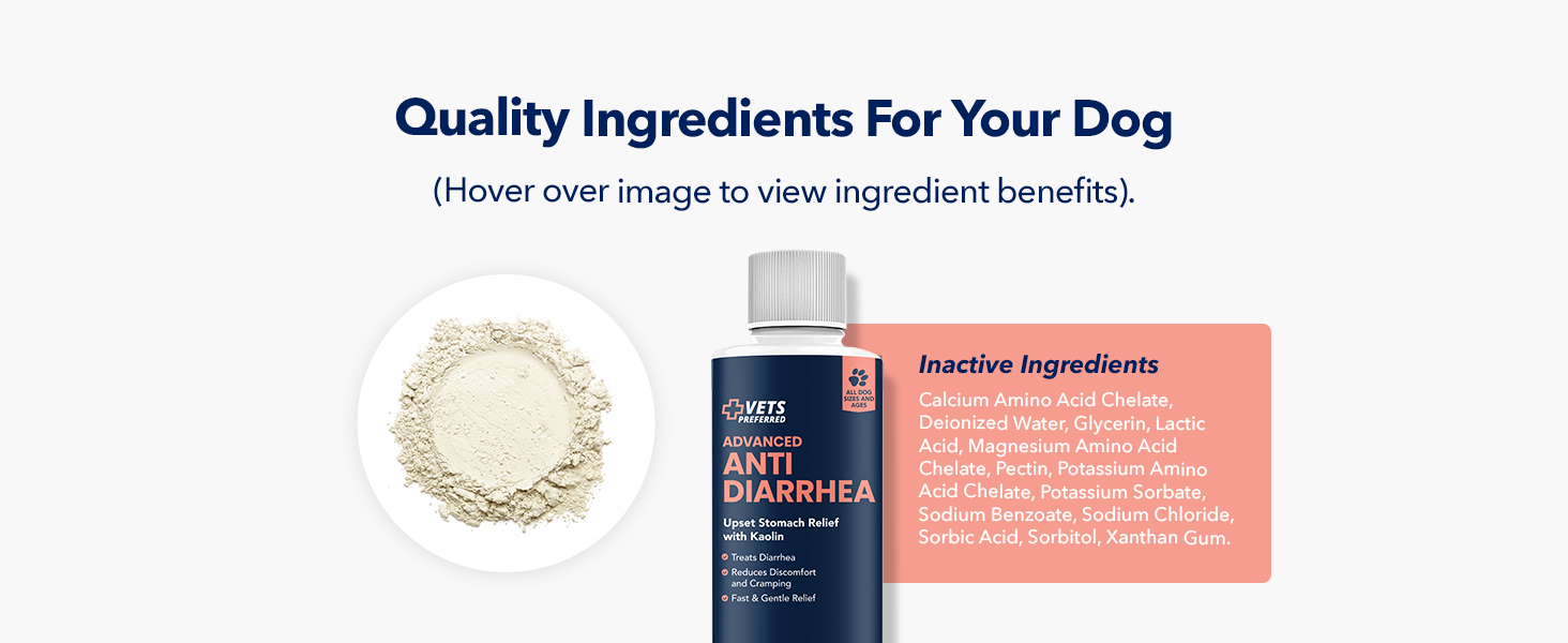 Vets Preferred Anti Diarrhea Liquid for Dogs Dog