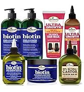 Difeel Biotin Ultra Growth Beauty Bomb for Hair Growth 7-Piece Set