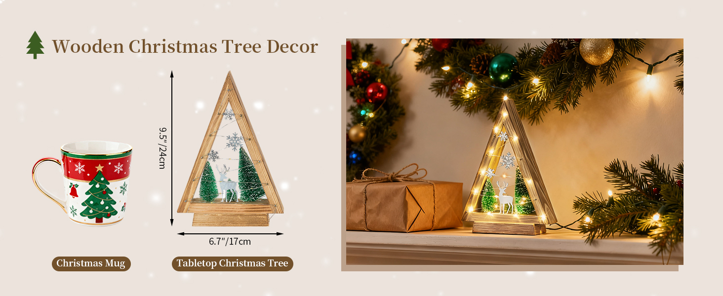 christmas desk decor