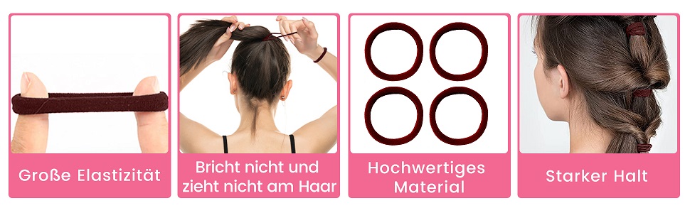 Weiche Kopfhaube Schlafhaube Seide mit Gummizug für Damen und Mädchen