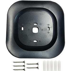 Thermostat Decorative Wall Plate Bracket Black