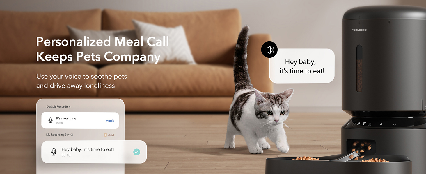 Comedero automático para 2 gatos