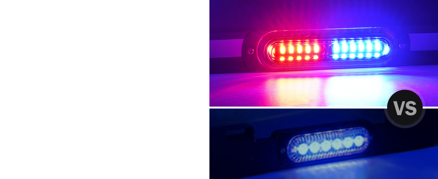 Xprite 32 LED License Plate Strobe Lights w/ Aluminum USA