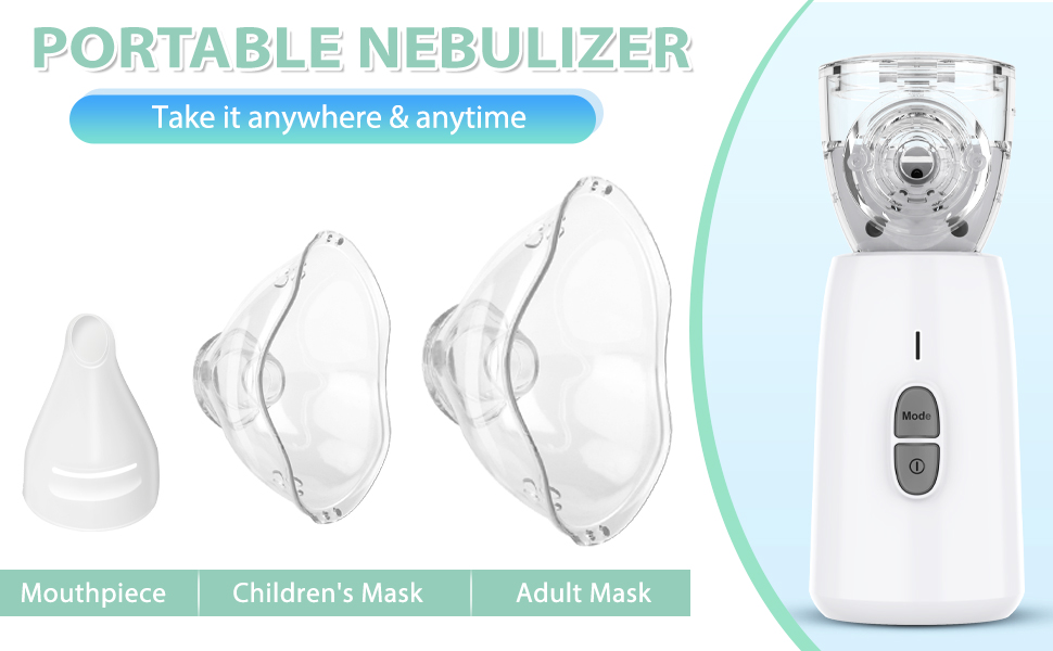 nebulizer machine nebulizer mask breathing treatment portable nebulizer nebulizador para adulto