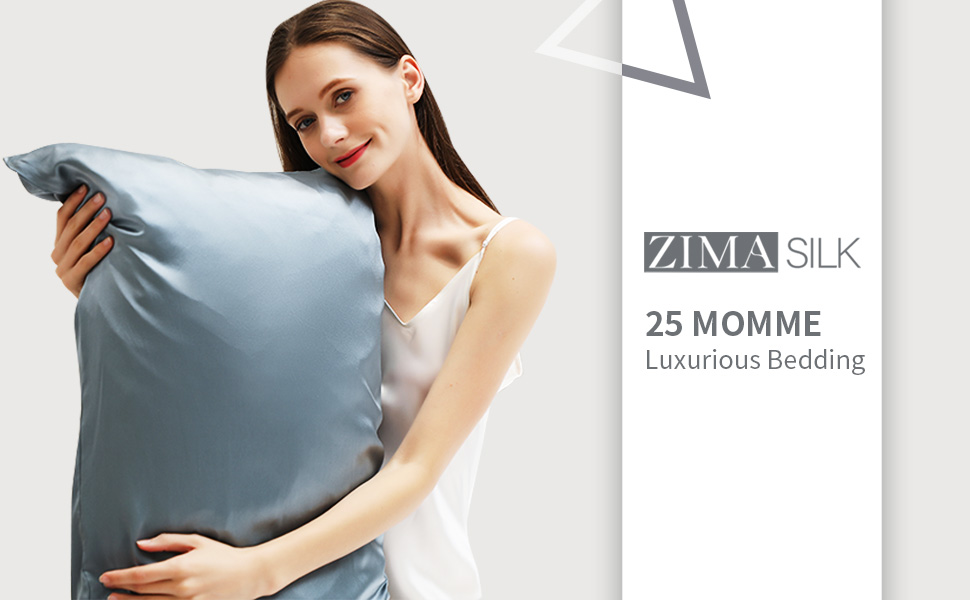 ZIMASILK 100 Luxurious 25 Momme Mulberry Silk Pillowcase