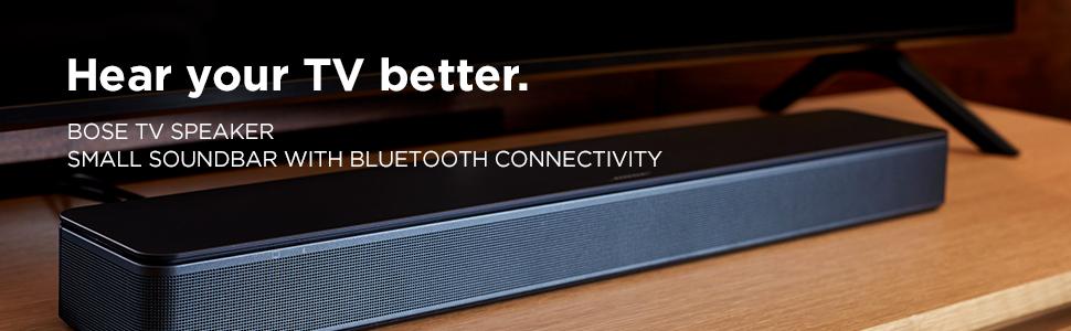 Bose TV Speaker- Small Soundbar with Bluetooth and HDMI-ARC