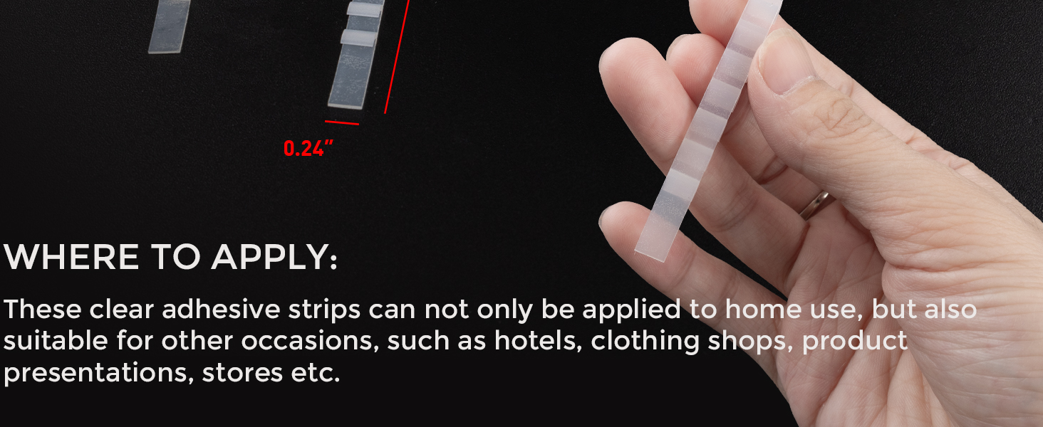 Framendino, 100 Pack NonSlip Rubber Hanger Grips Clear