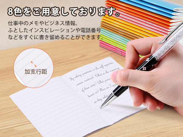 Amazon.co.jp: NUOLUX ミニメモ帳 ミニノート A6 メモ帳