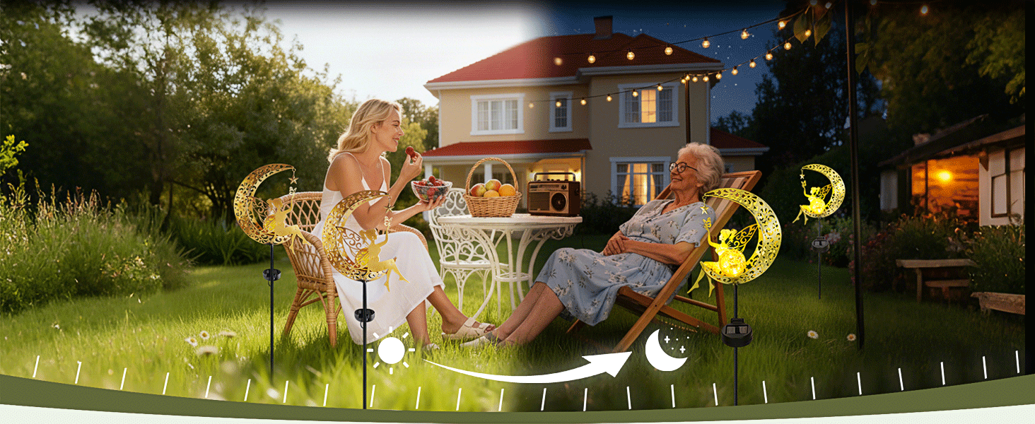 SOLAR FAIRY MOON LIGHTS