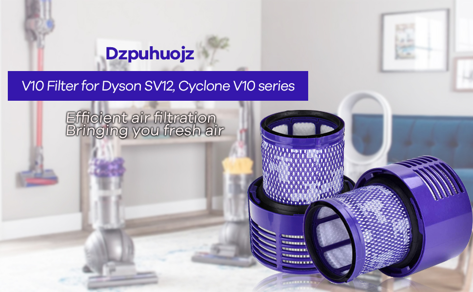 2Pack V10 Filter for Dyson, Vacuum Filter Replacement for Dyson V10