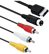 Mcbazel AV S Video for Sega Dreamcast AV Cable RCA Audio Video Cable for Sega Dreamcast