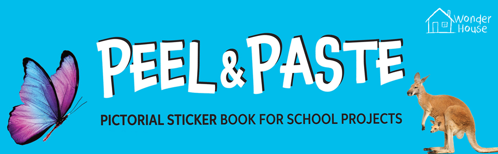 Peel & Paste - Pictorial Sticker Book For School Projects - Book 1