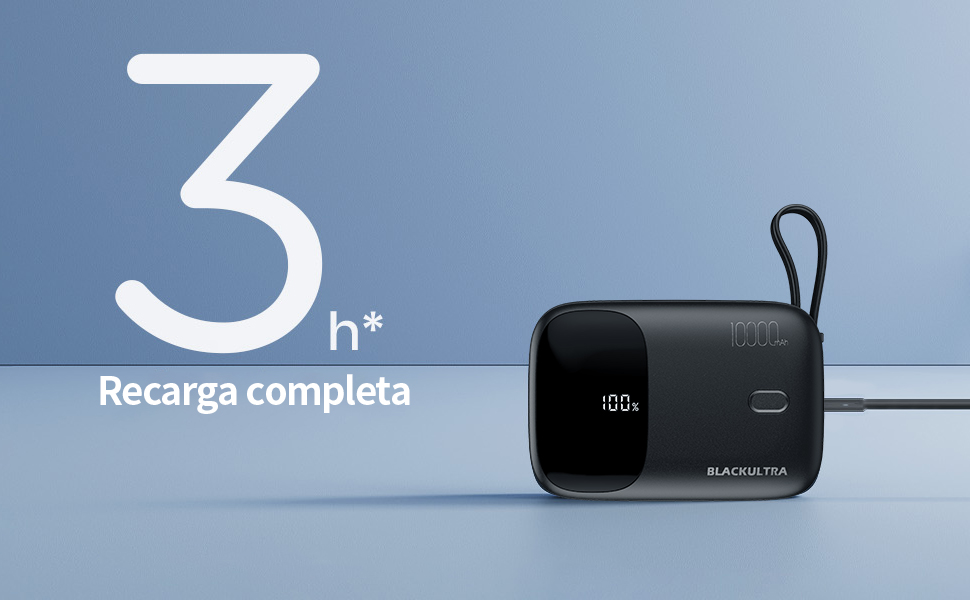 30f55f65-3356-4403-b050-ca1c9e7d9fcc.__CR0,0,970,600_PT0_SX970_V1___ Carregador Portátil 10000mAh com Display LED, Mini Power Bank Rápido 22.5W com PD 3.0 e QC 3.0, USB-C Leve e Compatível com iPhone 16/15/14/13/12/11 e Samsung, Preto