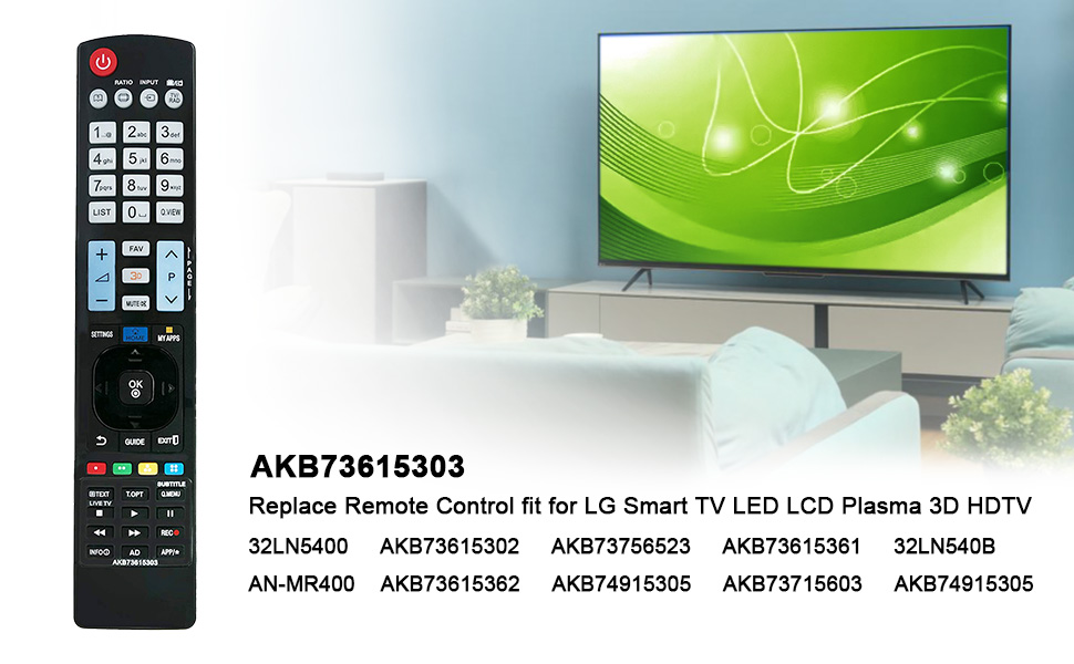 Amazon.com: AKB73615303 Replace Remote Control fit for LG