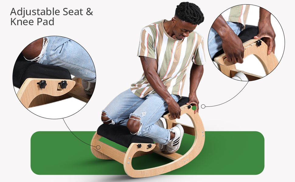Adjustable Seat and Knee Pad