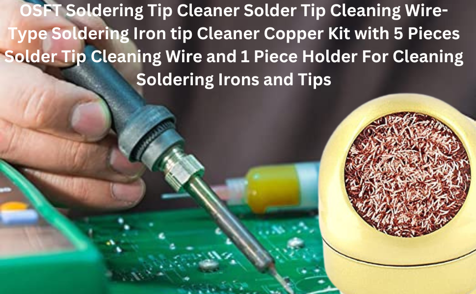 OSFT Soldering Tip Cleaner Solder Tip Cleaning WireType Soldering Iron