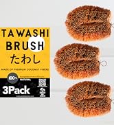 Kitchen Brushes For Dishes Brush Set U2013 Tawashi U2013 Handade U2013 Natural Coconut Coir Fiber U2013 Vegetable Kamenoko Tawashi Scrubber