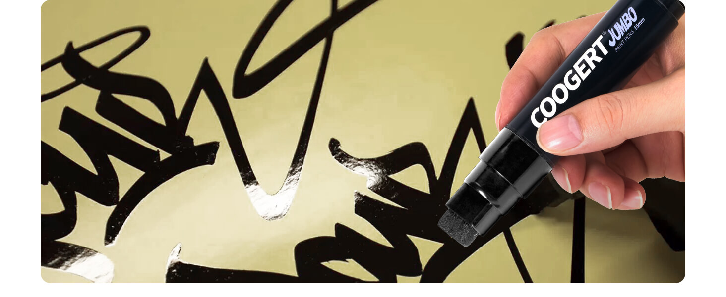 black jumbo paint markers poster marker graffiti markers