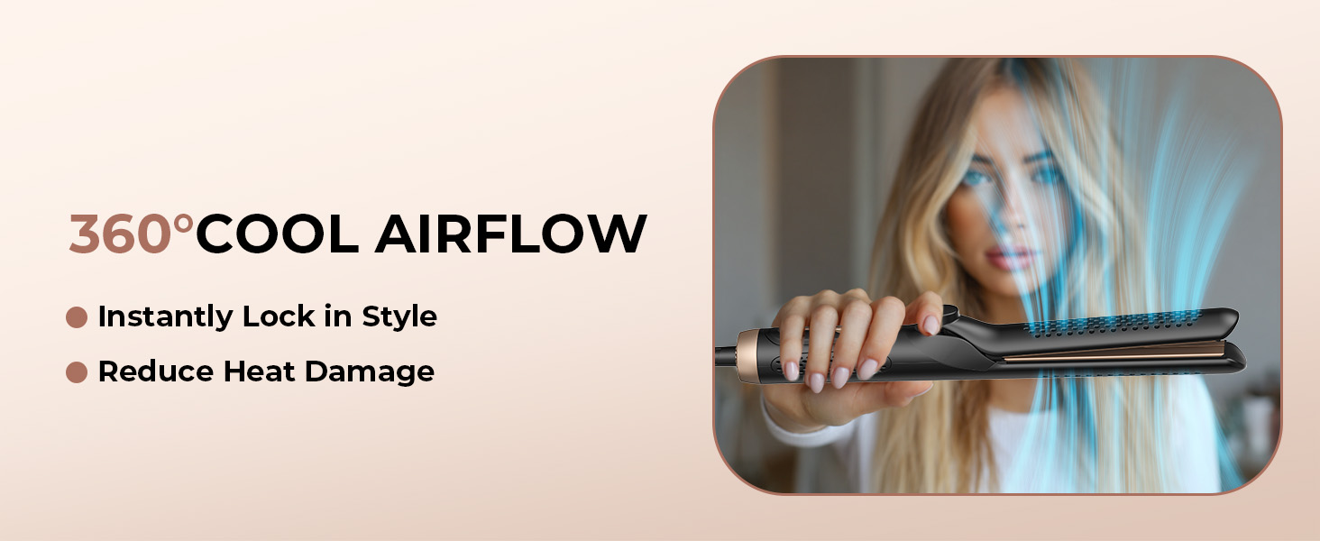360° Cool Airflow, 20 Million Negative Ions