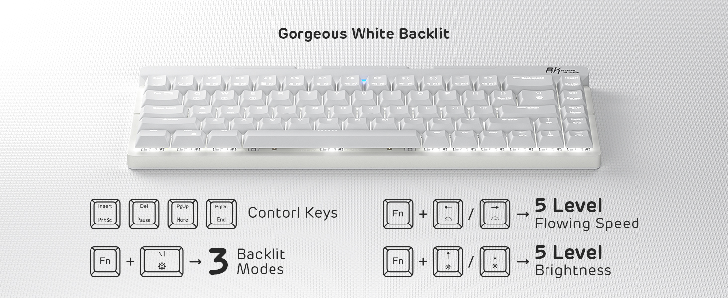 Wireless Mechanical Keyboard Foldable Mechanical Keyboard Low Profile Keyboard
