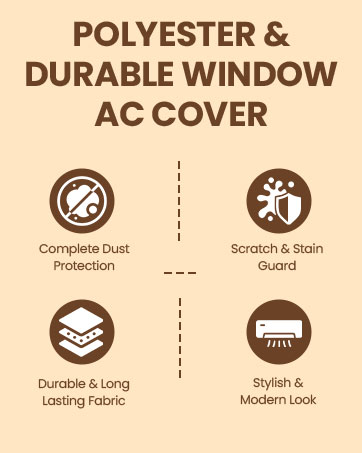 Diwali Offer Buy Now The Furnishing Tree Window Ac Cover For 1.5 Ton Capacity Pvc 14 Spn-Jgsp