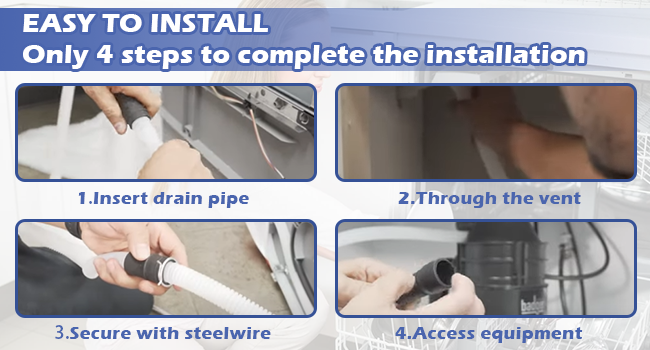 WD24X10065 3028711 12 Feet Dishwasher Drain Hose Extension