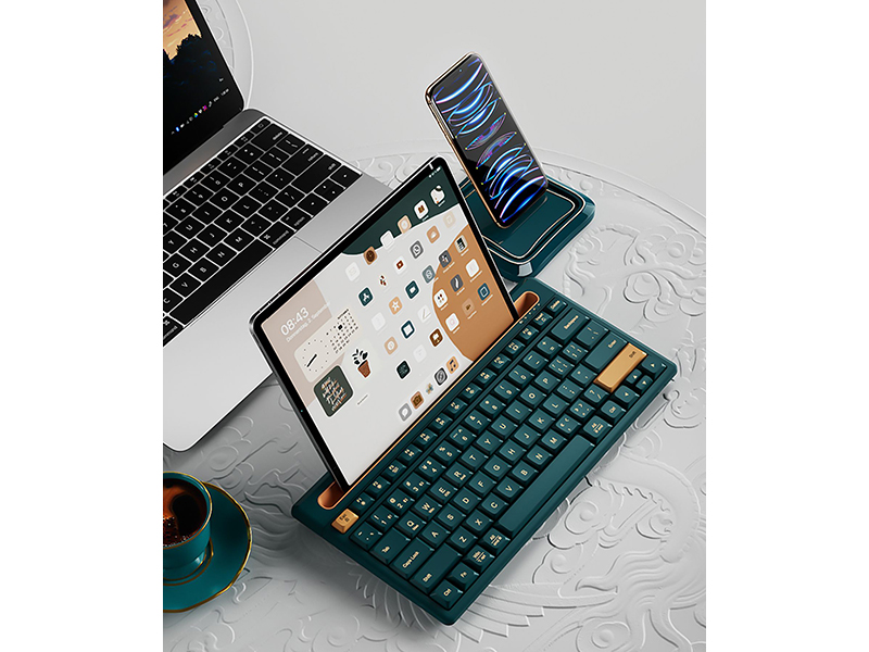 Amazon.com: TISHLED Bluetooth Keyboard with Integrated Stand