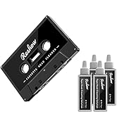 Reshow Audio Tape Cassette Head Cleaner with 2 Cleaning Fluids Care Wet Maintenance Kit for Casse...