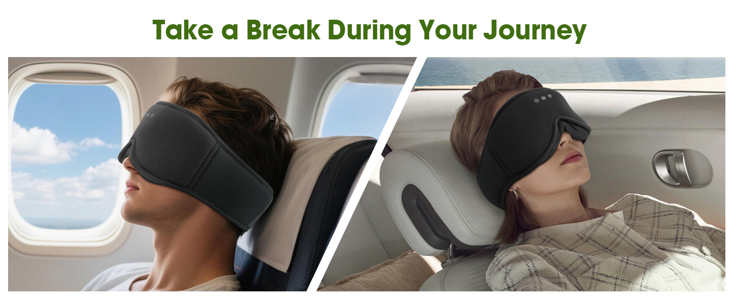 bamboo sleep eye mask bluetooth headphone for sleep