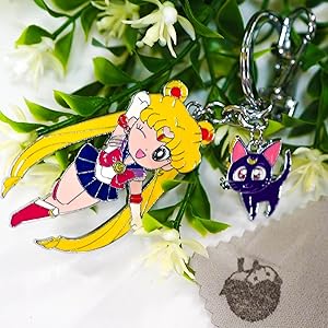 セーラームーン　キャラクター キーリング キーホルダー 2個セット 当時品 セーラームーン キャラクター キーリング キーホルダー 2個