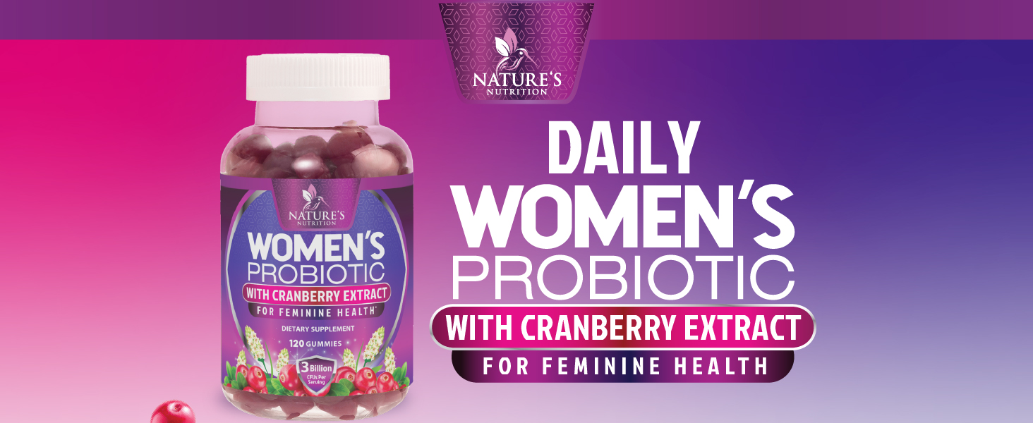 Daily probiotic with cranberry extract 3 billion CFU 6 strains