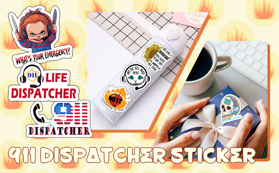 Teerdidkya♡ Amazon.com: Magictodoor 911 Dispatcher Sticker - Funny and