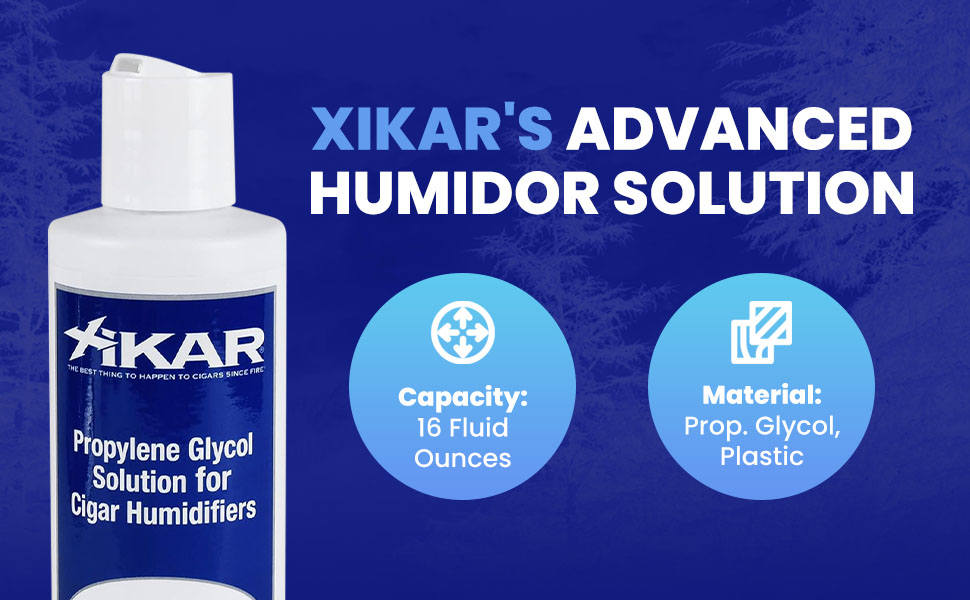 Xikar Cigar Humidor Solution Premium PreMixed Propylene