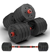 ADVANTAGE ダンベル 可変式 バーベル 40kg 20kg 2個セット Amazon | ADVANTAGE (アドバンテージ) ダンベル 可変式 40kg