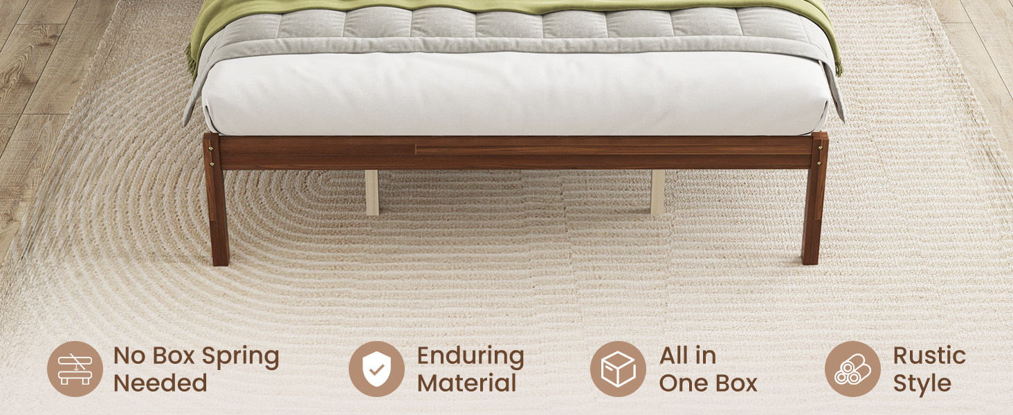 Wood Platform Bed